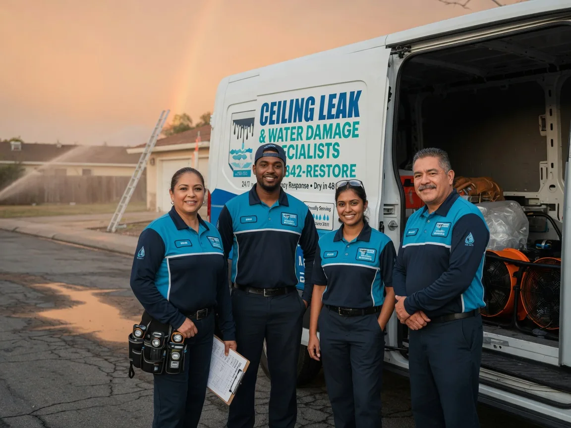 Ceiling Leak Cleanup company in Barronett, WI