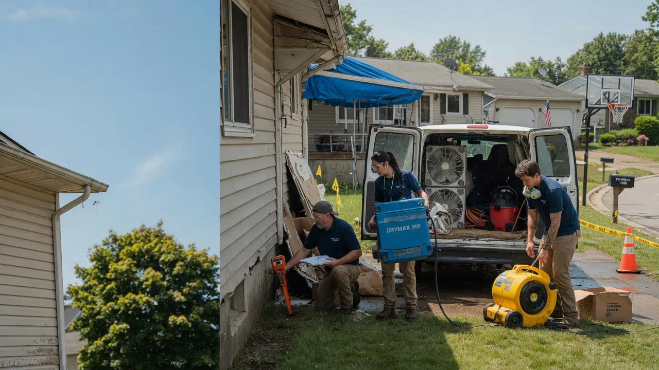 Ceiling Leak Cleanup in Barronett, WI near me